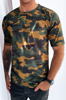 Koszulka męska khaki camouflage Dstreet RX5255