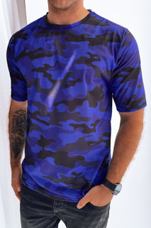 Koszulka męska niebieska moro Dstreet RX5254