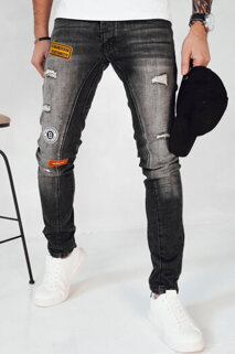 Spodnie męskie jeansowe ciemnoszare Dstreet UX4150