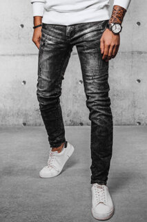 Spodnie męskie jeansowe czarne Dstreet UX4090