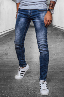 Spodnie męskie jeansowe niebieskie Dstreet UX4078