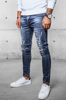 Spodnie męskie jeansowe niebieskie Dstreet UX4082
