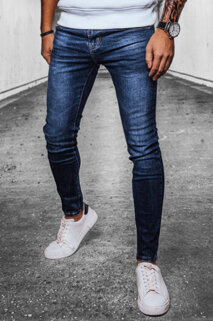 Spodnie męskie jeansowe niebieskie Dstreet UX4088