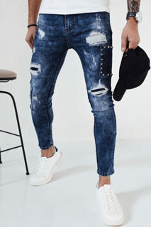 Spodnie męskie jeansowe niebieskie Dstreet UX4149