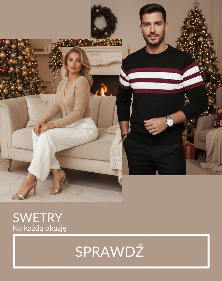 Swetry damskie i męskie