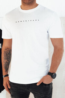Koszulka męska z nadrukiem biała Dstreet RX5475