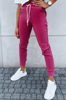 Spodnie damskie dresowe MACHI różowe Dstreet UY1633