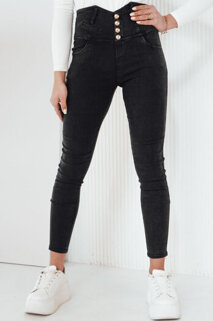 Spodnie damskie jeansowe GINAS czarne Dstreet UY1968