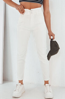 Spodnie damskie jeansowe PAREI białe Dstreet UY1972