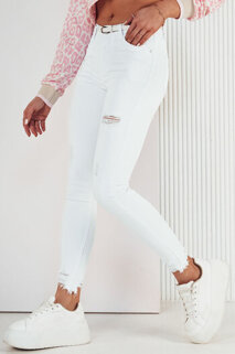 Spodnie damskie jeansowe SURIA białe Dstreet UY1927