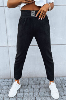 Spodnie dresowe damskie PARROT czarne Dstreet UY1762