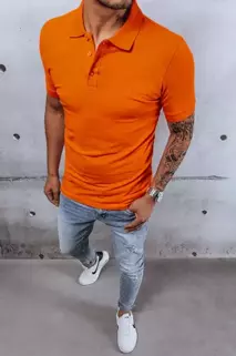Koszulka polo pomarańczowa Dstreet PX0542